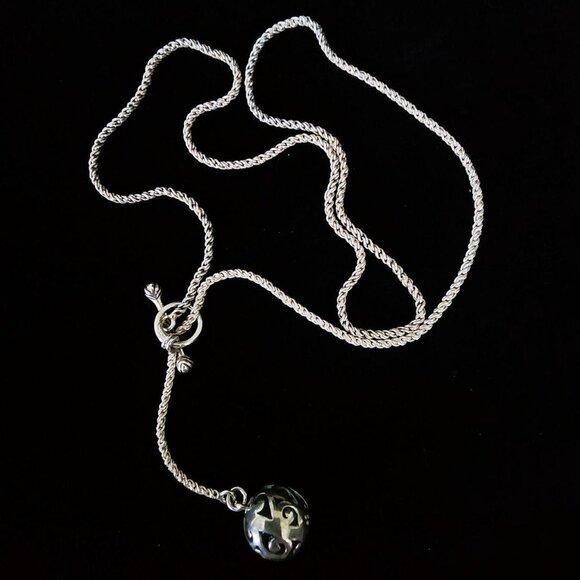 Silpada Jewelry - Vintage Silpada Sterling Silver Delight Filigree Ball Drop Lariat Necklace